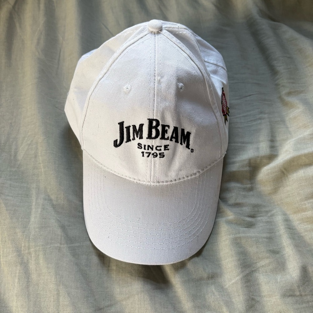 Jim Beam White Baseball Cap